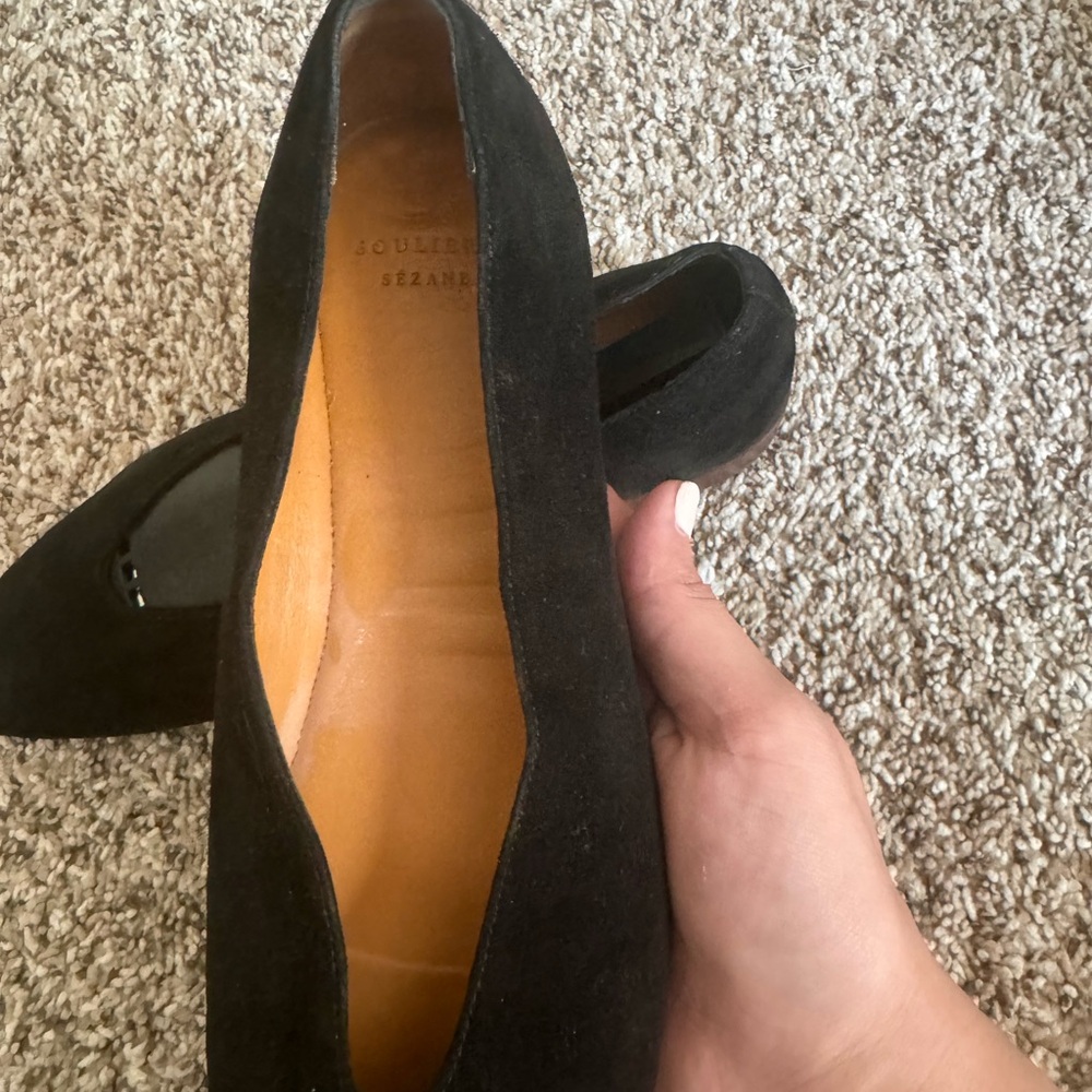 Sezane Matilda Black Low Ballerinas Ballerina Flats 40 / 9 - Picture 10 of 10